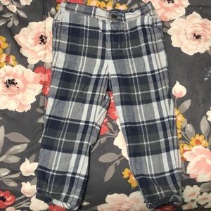 Janie and Jack Plaid Pants